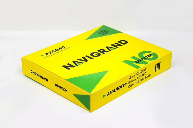 как выглядит navigrand фильтр воздушный a25040 на фото